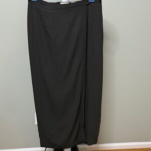 Ann Taylor Elegant Charcoal Pencil Skirt